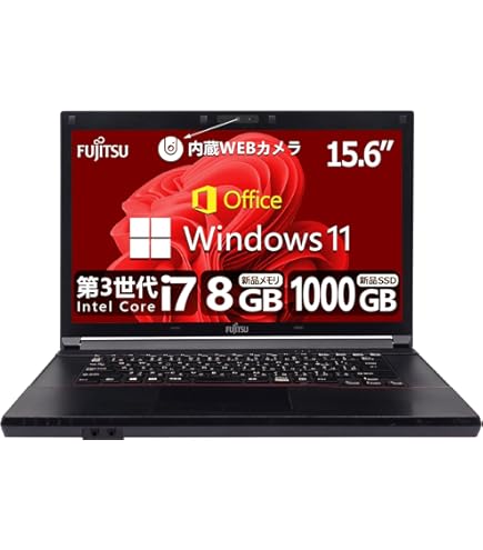 Amazon.co.jp: 【整備済み品】 NEC ノートパソコン/office搭載