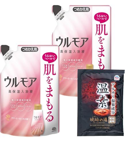 Amazon.co.jp: ウルモア 高保湿入浴液 ボタニカル ナチュラルハーブ