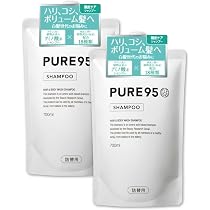 Amazon | PURE95 シャンプー 詰替700ml×2 美容室専売品 ノンシリコン