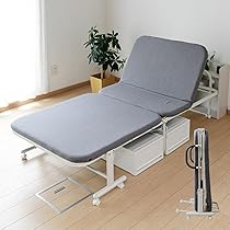 最終値下げ❣️山善YAMAZEN 折りたたみメッシュベッド ブラウン キャスター付 YAMAZEN 折りたたみメッシュベッド ハイタイプ | イオンスタイル