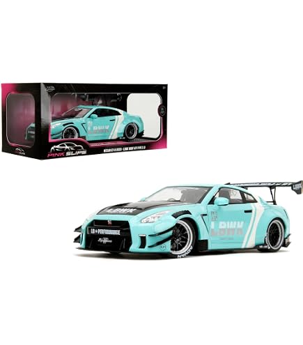 Amazon | Jada 1:18 ピンクスリップ日産GT-R R35 リバティウォーク