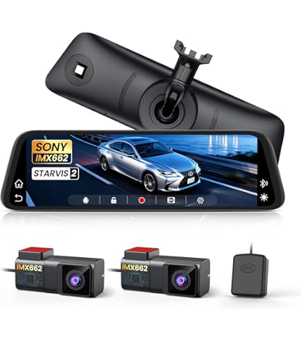 Amazon | 『コムテック ミラー型ドライブレコーダー ZDR048』と『駐車