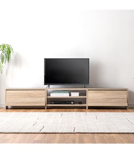 Amazon｜タンスのゲン テレビ台 幅180cm 【魅せる×隠せる