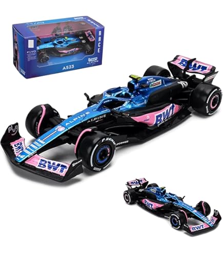 トヨタ Ｆ１ミニカー1/43２種セット Amazon | HTLNUZD Bburago 2023 1/43 F1 チーム A523#31 E.Ocon