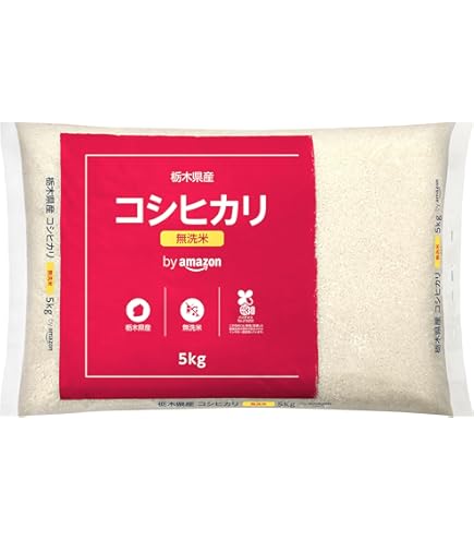 Amazon.co.jp: by Amazon 山形県産 はえぬき 無洗米 5kg : 食品・飲料