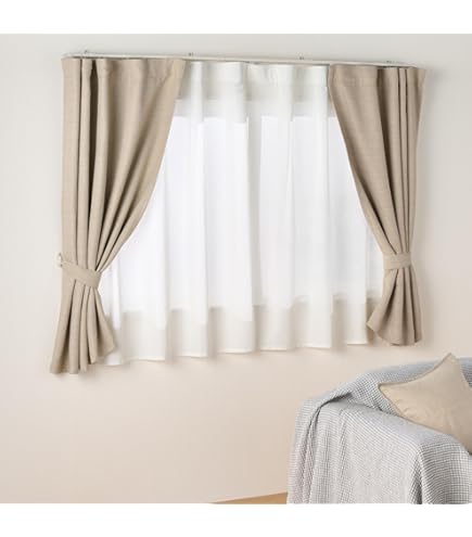 Amazon｜無印良品 熱を通しにくく透けにくいレースノンプリーツ