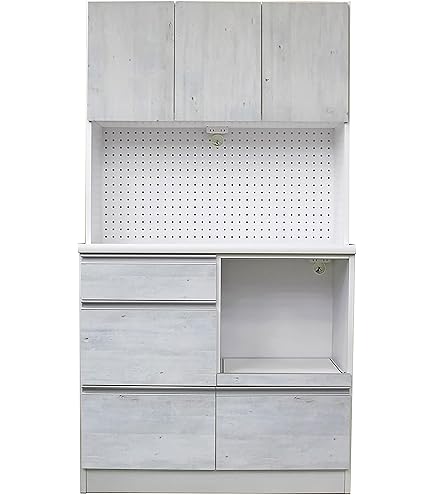 Amazon｜ダイニングボード キッチンボード 食器棚 幅120cm 120 食器