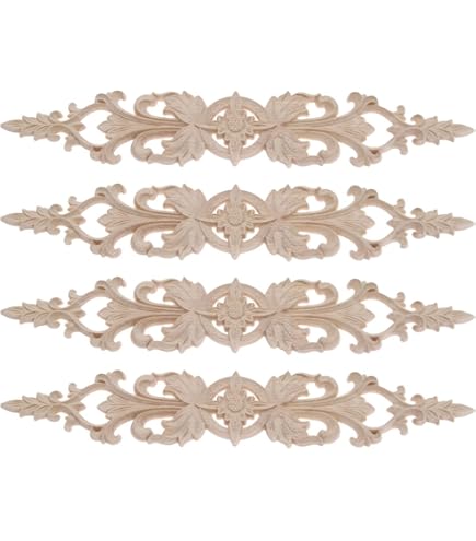 Amazon.co.jp: ウッドデコレーション 木製 ロココ調スティックモチーフ