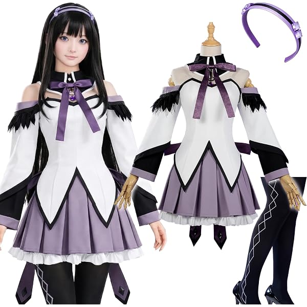 Amazon.co.jp: [milky time] 魔法少女 まどかマギカ まどマギ コスプレ