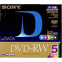 Amazon.co.jp: 5DMW47GX DVD-RW 1-2x Color Collection 5 Pack