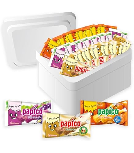 Amazon.co.jp: [冷凍] パピコマルチパック (45ml×10個)×8箱 江崎グリコ