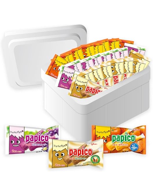Amazon.co.jp: [冷凍] パピコマルチパック (45ml×10個)×8箱 江崎グリコ