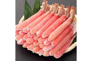 笑顔の食卓 匠｜生 ズワイガニ｜【かにしゃぶ用】特大6L～4L生ずわい蟹脚肉むき身30～40本（約１kg）