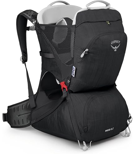 Sac A Dos Enfant Osprey Poco Child Carrier Backpack Sunshade, Silver Hiking Baby Carrier Backpack