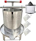 Amazon | CGOLDENWALL 蜂蜜 分離器 蜂蜜圧搾機 10L 手動 304ステンレス