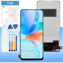 Redmi Note 11 Pro 交換用ディスプレイパネル Amazon.co.jp: TFT 液晶パネル For Xiaomi Redmi Note 11 Pro/Note 11