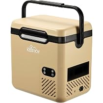 Amazon.co.jp: KEEPJOY 車載冷蔵庫 ポータブル冷蔵庫 18L 急速冷蔵冷凍