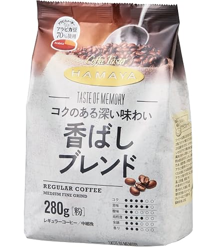 Amazon | ハマヤ マイルドブレンド(粉) 500g | ハマヤ | 焙煎 通販