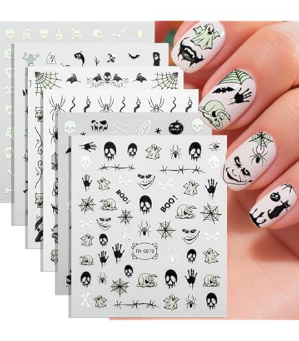 Amazon.co.jp: ゴシックホラー映画ネイルアートデカール-死者の日