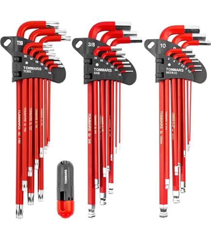 thumbnail image 2 of Powerbuilt 9-Piece Metric Stubby Long Arm Hex Key Wrench Set 1.5-10mm 240100 2 of 4