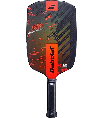 Amazon | Babolat STRKR + ピックルボールパドル(ブラック/レッド