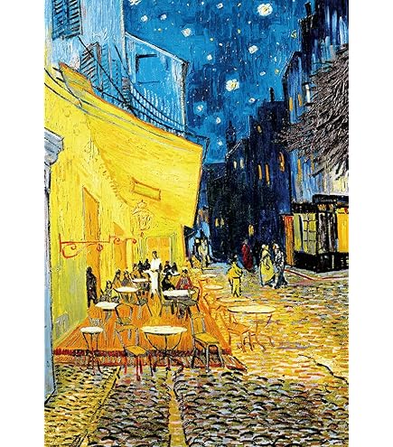 Amazon.co.jp: 1000ピース ジグソーパズル 夜のカフェテラス ファン