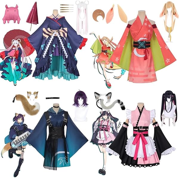 コスプレ衣装　超かぐや姫！　かぐや　フルセット　ウィッグ　靴付き Amazon.co.jp: アニメ物語屋 実物撮影！超かぐや姫！ かぐや コスプレ