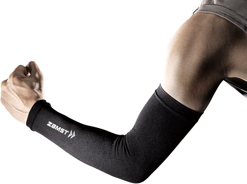 【バレーボール西田有志選手 愛用ブランド】 ザムスト(ZAMST) 腕の疲労を軽減するアームカバー アームスリーブ 2枚入り 適度な着圧感とサポート力 高通気性 速乾性 ズレ落ちにくい 日焼け、UV対策 サポーター アームウォーマー プレシオーネ バレー 野球 バスケ テニス ゴルフ ランニング スポーツ