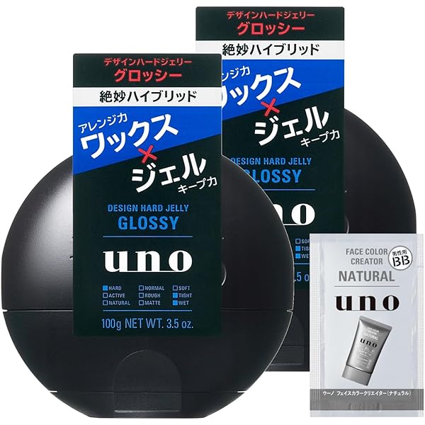 UNO ウーノ　ヘアボンド　ジェル　2本セット セブン＆アイ×資生堂／「ウーノ」に40才からの最強固定