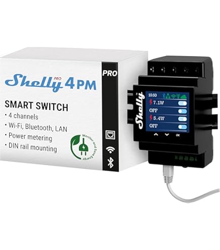 Shellys Shelly 3EM-63T Gen3- Wi-Fi & Bluetooth driefasige of