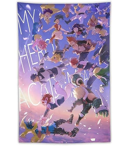 Amazon.co.jp: タペストリー 萌え キャラクター柄 ヒロアカ 緑谷出久
