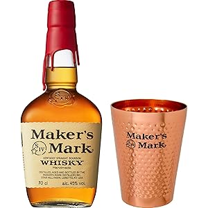 【クラフト バーボン ウイスキー】 メーカーズマーク オリジナルタンブラー付 [ ウイスキー アメリカ 700ml…