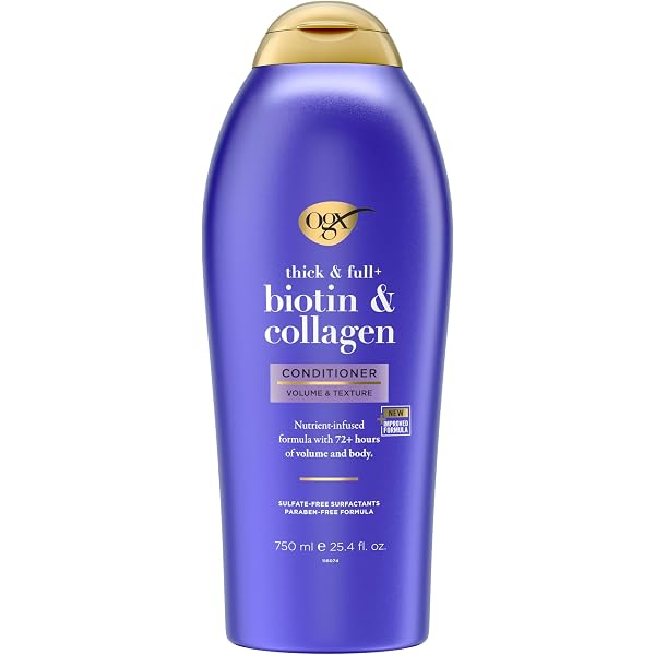 Renpure Biotin & Collagen Conditioner – 32 Unzen (ca. 946 Ml), Für Alle Haartypen, Spendet Feuchtigkeit & Glanz