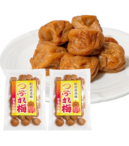 Amazon | 梅干し 訳あり つぶれ梅 はちみつ梅 塩分4％ 800g キズあり