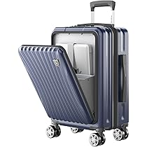 大型キャリーケース 拡張機能 95L ファスナータイプ 静音 ダブルキャスター Amazon | [New Trip] スーツケース フロントオープン 拡張機能付き