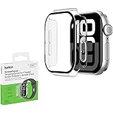 Belkin Apple Watch S10 42mm用 フルカバーバンパー保護ケース 硬度9H 耐スクラッチ加工 抗菌 簡単取付 薄さ0.33mm クリアモデル OWA002fqCL