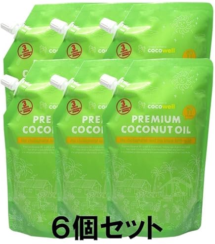Amazon | ココウェル 香りのない有機ココナッツオイル 1840g×2袋