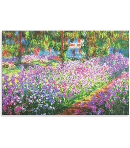 Amazon.co.jp: 世界の名画 モネの家の庭 アイリス ジークレー