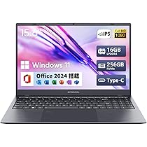 BiTECOOL ノートパソコン 15.6インチ N5095 Office2024搭載 Windows11