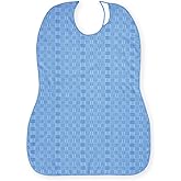 フットマーク 長持ちする大きなお食事エプロン フリーサイズ ブルー 403720