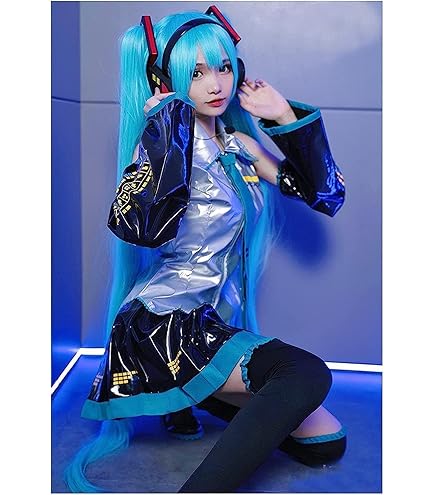 初音ミク コスプレ衣装セット 初音ミク亜種 雑音ミク コスプレ衣装 - Costowns