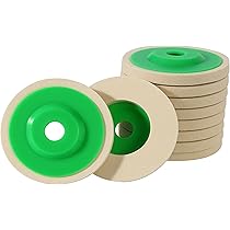 Amazon | akindou フェルトディスク フェルトバフ 100mm 肉厚9mm 金属