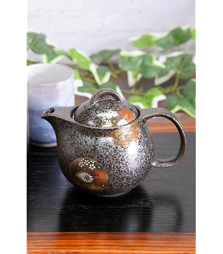 Amazon｜九谷焼いわたや くつろぎ揃・山水(網付) K9-664｜急須 