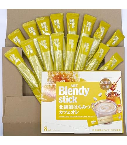 Amazon.co.jp: AGF ブレンディスティック 北海道ミルクカフェオレ 18g