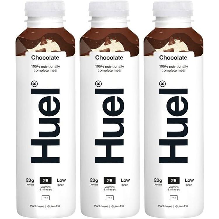 Amazon.co.jp: ヒュエル 完全栄養食 Ready-to-drink 4本 チョコレート