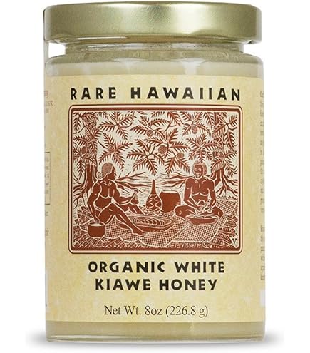 Amazon | レアハワイアンオーガニックホワイトキアヴェハニー 8オンス