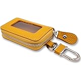 [TOMOTHY] スマートキーケース 窓付き クリア窓 革 シングル キーケース スマートキー対応
