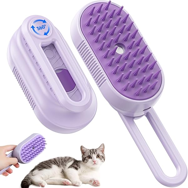 nekoページ Amazon.co.jp: 猫 ブラシ スチーム 猫用ブラシ 蒸し猫ブラシ 犬 ブラシ