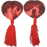 ニプレス ニップルカバー ニップレス ブラ トップ 左右セット (赤)