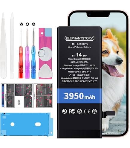 Amazon | iFactory for iPhone 12-14シリーズ evoバッテリー 交換 互換
